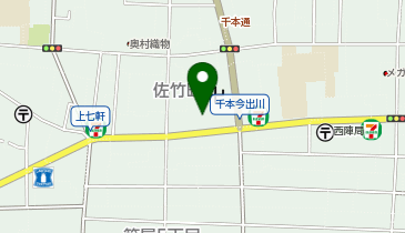 おたからや 千本今出川店の地図画像