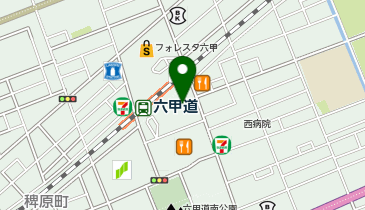 おたからや メイン六甲店の地図画像