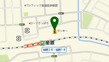 おたからや ラッキー星置駅前店の地図画像