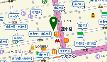 おたからや MEGAドン・キホーテ狸小路店の地図画像