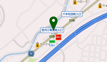 おたからや 宮内県道30号線店の地図画像