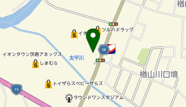 おたからや イオン秋田中央店の地図画像