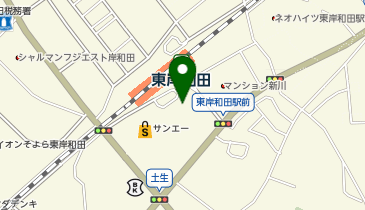 おたからや 東岸和田駅前店の地図画像