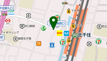 おたからや 北千住駅西口本店の地図画像