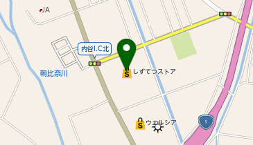 おたからや しずてつストア岡部店の地図画像