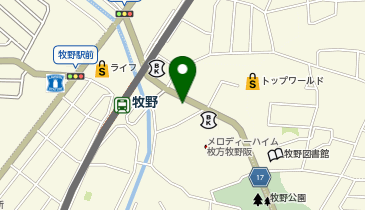 おたからや 牧野店の地図画像