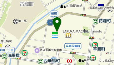 おたからや サクラマチクマモト店の地図画像