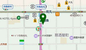 おたからや 四条烏丸店の地図画像