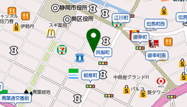 おたからや 静岡本店の地図画像