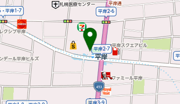 おたからや 平岸駅前店の地図画像