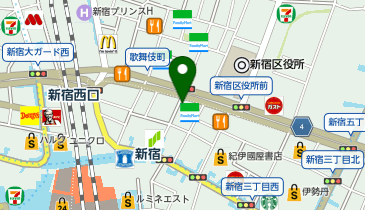 おたからや 新宿本店の地図画像