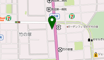 おたからや 4号線竹の塚店の地図画像