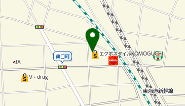 おたからや フィールエクボスタイルこもぐち店の地図画像