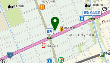 おたからや R2みかげ徳井町店の地図画像