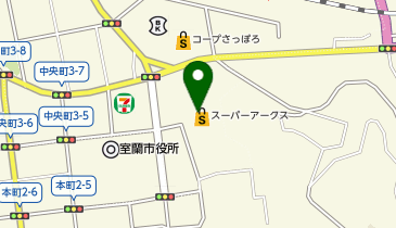 おたからや スーパーアークス室蘭中央店の地図画像