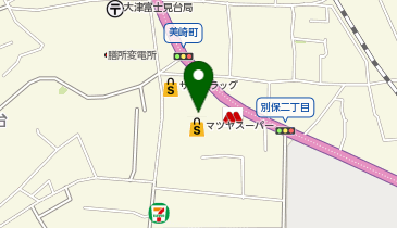 おたからや マツヤスーパー大津美崎店の地図画像