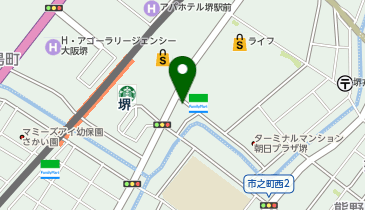 おたからや 堺駅東口店の地図画像