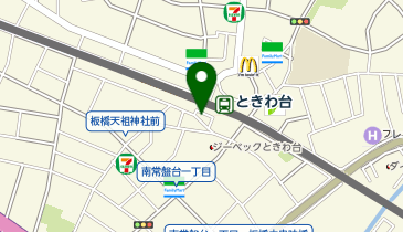 おたからや ときわ台店の地図画像