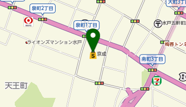 おたからや 京成百貨店の地図画像