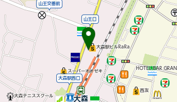 おたからや 大森駅ビルララ店の地図画像