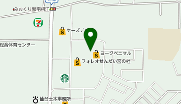 おたからや フォレオせんだい宮の杜店の地図画像