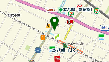 おたからや 本八幡西口店の地図画像