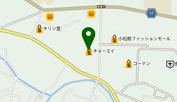 おたからや キョーエイ小松島店の地図画像