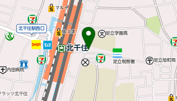 おたからや 北千住東口駅前店の地図画像