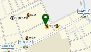 おたからや マックスバリュ弥生店の地図画像