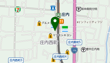 おたからや 庄内駅西口店の地図画像