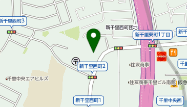 おたからや 千里中央店の地図画像