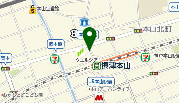 おたからや 神戸岡本店の地図画像