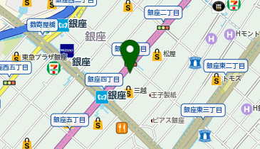 おたからや 銀座本店の地図画像