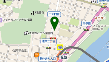 おたからや 浅草店の地図画像