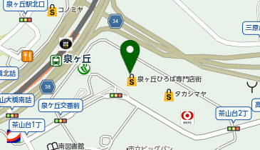 おたからや 泉ケ丘駅南口店の地図画像