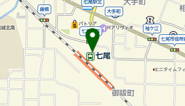 おたからや 七尾駅前御祓町店の地図画像