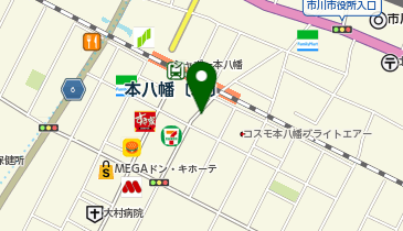 おたからや 本八幡駅南口本店の地図画像