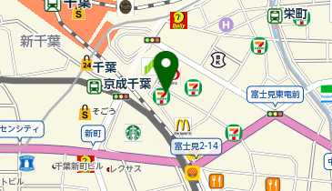 おたからや 千葉駅東口本店の地図画像