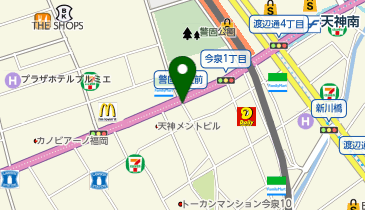 おたからや 福岡天神本店の地図画像