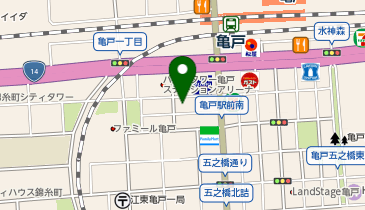 おたからや 亀戸店の地図画像