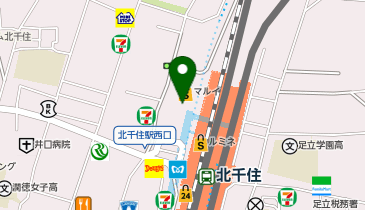 おたからや 北千住マルイ店の地図画像
