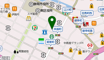 おたからや 静岡本店の地図画像