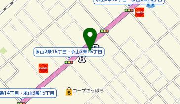 おたからや 永山3条店の地図画像