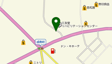 おたからや 米沢成島店の地図画像