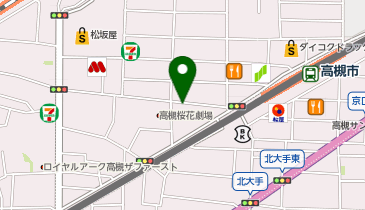 おたからや 高槻センター街店の地図画像