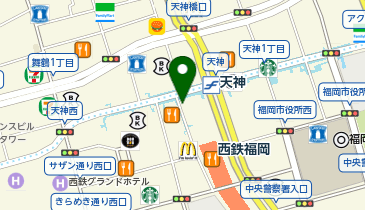 おたからや 福岡パルコ店の地図画像