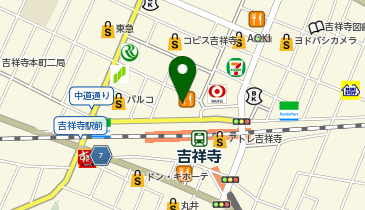 おたからや 吉祥寺本店の地図画像