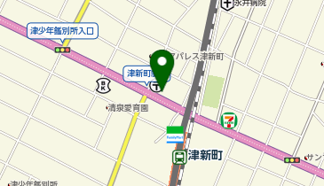 おたからや 津新町駅前店の地図画像