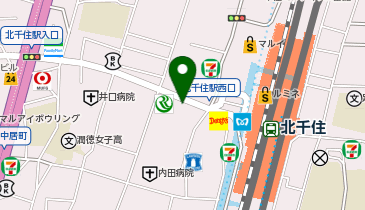 おたからや 北千住駅西口本店の地図画像