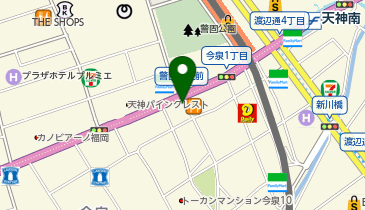 おたからや 福岡天神本店の地図画像